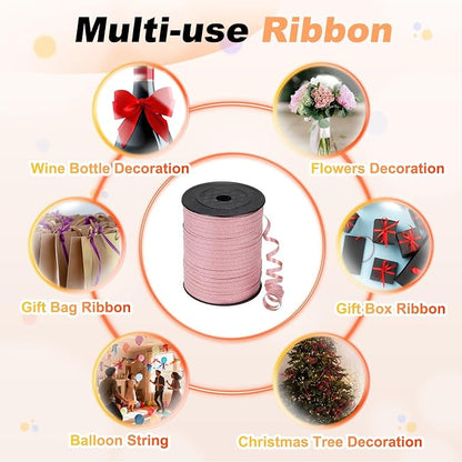 PATIKIL Glitter Curling Ribbon 500yds x 1/5" Plastic Balloon String Ribbon | - Image 6