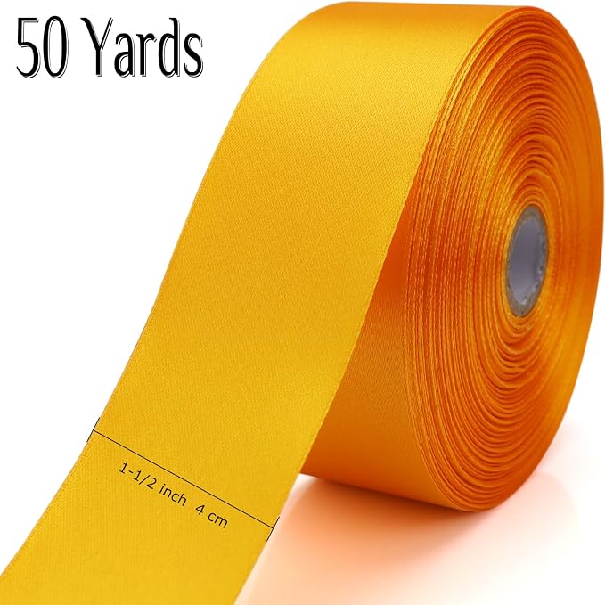 Nsilu Ribbon for Gift Wrapping 50 Yards Perfect Wedding Party Wreath Sewing DIY - Image 2