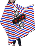 Custom Barber Cape for Men Personalized Professional Hair Cutting Cape with Text for Home Salon Barbershop