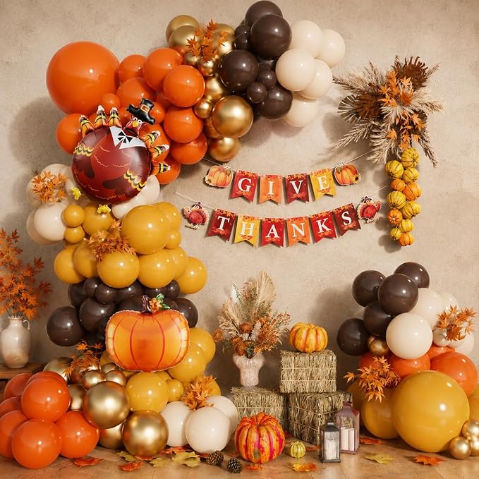 Thanksgiving Balloon Garland Kit - Image 5