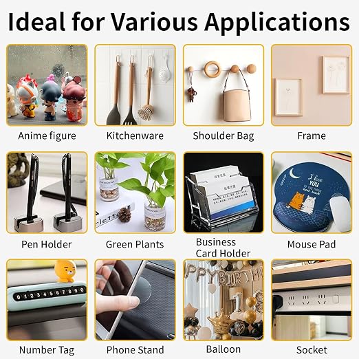 300 Pcs Double-Sided Sticky Dots, Removable Waterproof Glue Dots & Sticky Tack - Image 6