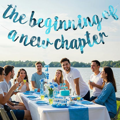 BEISHIDA Bright Lake Blue Pre-Strung The Beginning of A New Chapter Banner | - Image 5