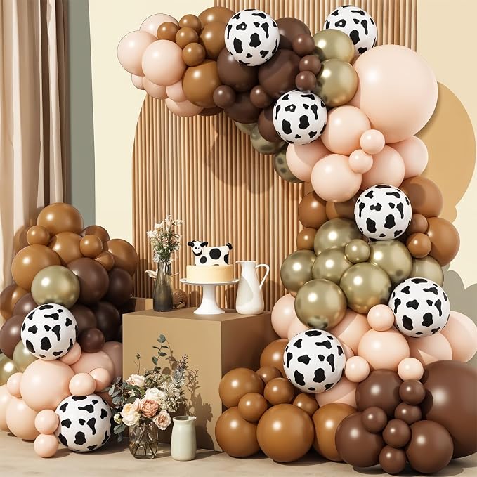 Brown Western Balloons Arch Kit - Image 3