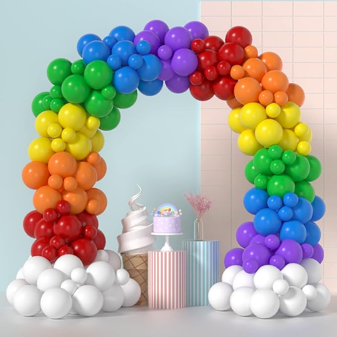 Rainbow Balloons Arch Kit by Lyveef