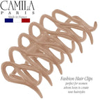 Camila Paris CP3523 French Large Hair Clips for Women Thick Hair for Long Wavy Curly Hair, Girls Hair Claw Clips Styling Big Hair Clip for Thick Hair, Strong Hold No Slip Grip Claw Clip Made in France