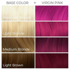 Arctic Fox Semi-Permanent Hair Dye, Vegan & Cruelty-Free, Vibrant Hot Pink Color, Ammonia-Free, Peroxide-Free, Conditioning Formula, for All Hair Types, Virgin Pink, 4 fl oz (Pack of 2)