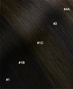 GOO GOO Invisi Edge Tape in Hair Extensions Human Hair, 4/26/4 Balayage Chocolate Brown to Honey Blonde, 20pcs 16inch 50g, Virgin Remy Hair, Seamless Injected Tape, Natural Look