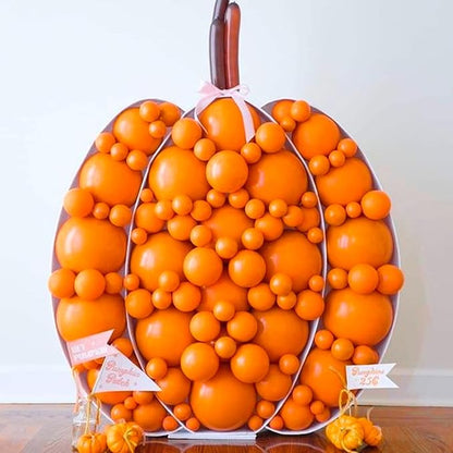 PartyWoo Orange Balloons 50pcs Fall Latex Helium Balloons 12 Inch | Birthday - Image 3