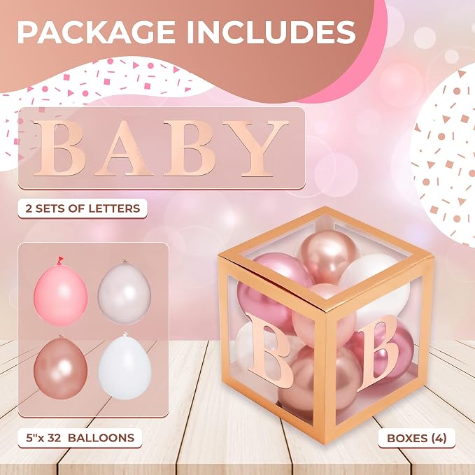 44-Piece Baby Shower Decor Kit - Image 8