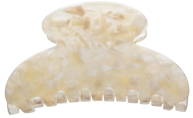 France Luxe Couture Claw Hair Clip - Pavlova White