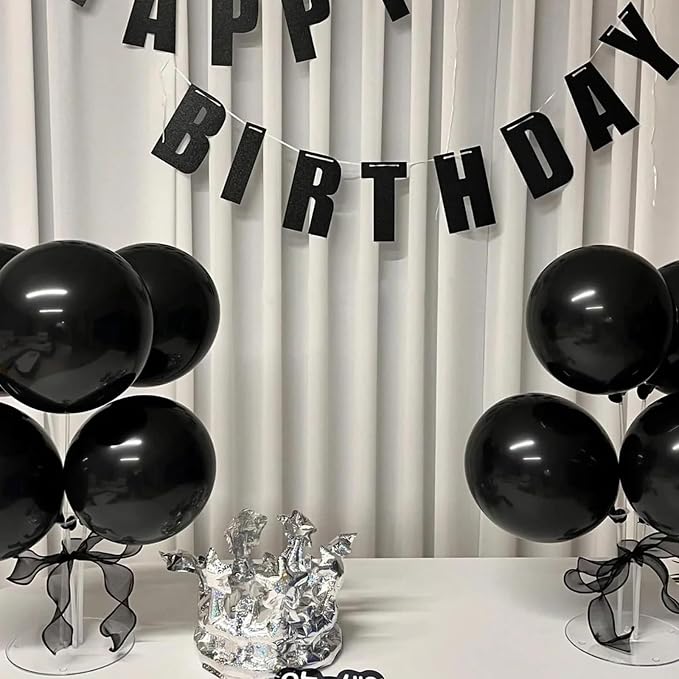 Black Balloons 110Pcs, 5 Inch Small Black Latex Party Balloons, Mini Thick - Image 5