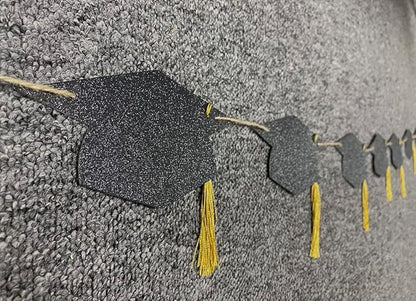 Graduation Decorations Class of 2026 Glitter Pre-Strung Congrats Grad - Image 4