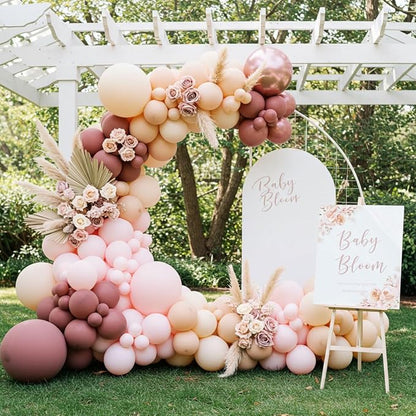 Dusty Pink Balloon Garland Arch Kit - Image 2