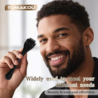 TUMAKOU Derma Roller - Microneedle Roller Skin Tool for Face Scalp Hair Beard - for Women and Men (Black)