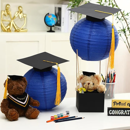 Silipull 6 Sets Graduation Table Centerpieces Hot Air Balloon Party Decorations - Image 3