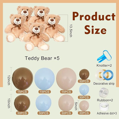 230 Pcs Bear Baby Shower Party Decorations Baby Shower Table Centerpieces - Image 2