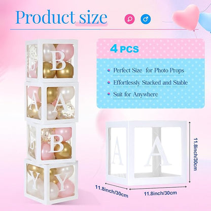 Seenelling 4 Pcs Balloon Boxes - Image 2