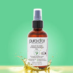 PURA D'OR 3.3 Oz Scalp & Hair Strengthening Oil - Supports Optimal Growth, Reduce Breakage, Nourish Roots for Healthier, Fuller, Thicker Hair - Rosemary, Castor & Peppermint Oil for Stronger Strands