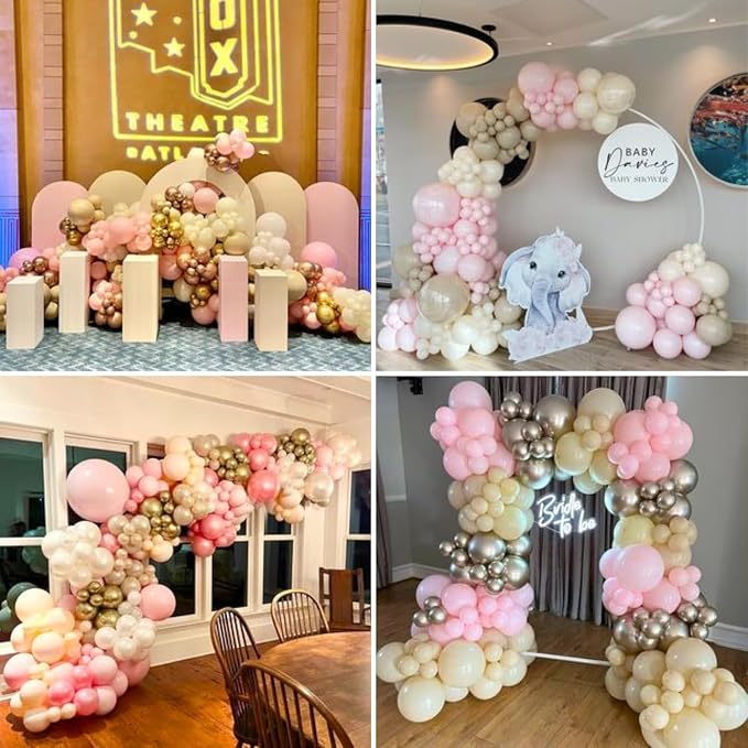 Rose Gold and Pink Balloons - Image 9