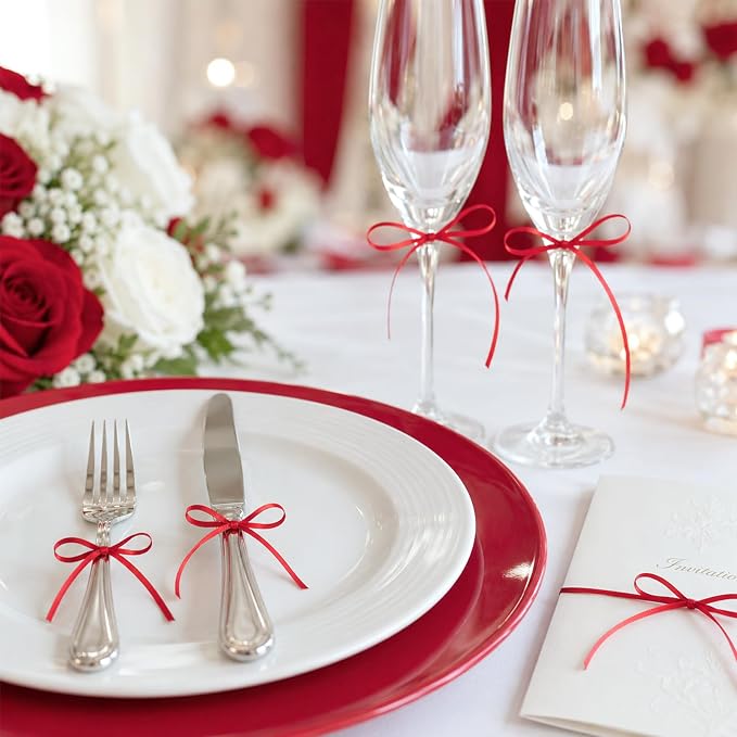 KINGLAKE Red Satin Ribbon - Image 6