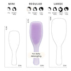 Tangle Teezer Fine & Fragile Ultimate Detangler Brush, Dry & Wet Hair Brush to Detangle & Reduce Breakage, Hypnotic Heather