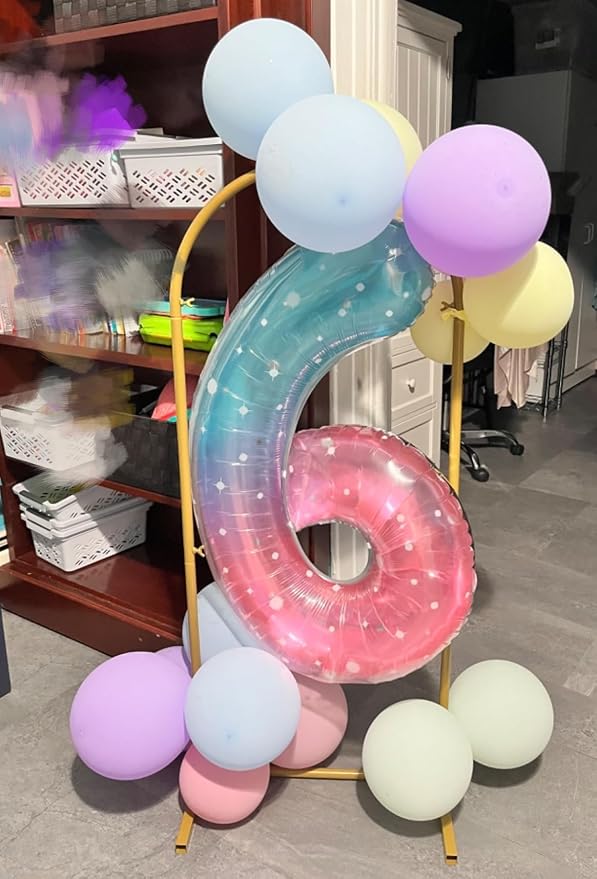 6 Balloon 40 inch Number Balloons - Image 2