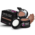VELO Hairline Powder–AUBURN Hair Root Touch Up Powder for Women & Men–Instantly Covers Gray Hair, Thinning Hair & Bald Spots–Sweatproof Root Cover Up–Puff & Mirror Compact, 13 Shades