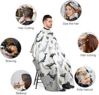 Adjustable Hairdresser Cape, Sea Whale Hairdresser Apron Hair Cutting Gown for Barbers