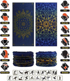 Neck Gaiter Headband Headwear Head Wrap Face Mask Magic Scarf Bandana for Men and Women
