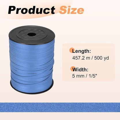 PATIKIL Glitter Curling Ribbon 500yds x 1/5" Plastic Balloon String Ribbon | - Image 2