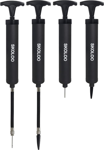 SKOLOO 10" Portable Hand Air Ball Pump Inflator Kit - Image 7