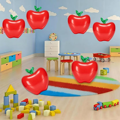 QDTK Back to School Balloons Red Apple Inflatable Balloon 12’’ Large Apple - Image 5