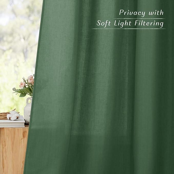 NICETOWN Linen 78 inch Curtains - Image 3