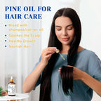 HIQILI 100ML Pine Essential Oil,100% Pure Natural Premium Quality, for Diffuser Skin Candle Making - 3.38 Fl Oz