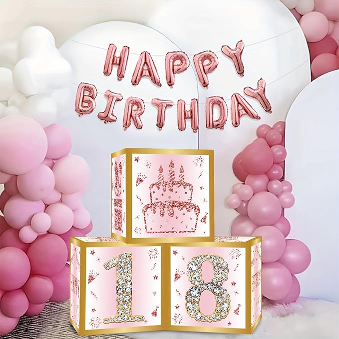 DataMoon 18th Birthday Decorations Boxes - Image 2