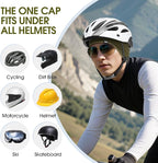 Skull Cap Helmet Liner, Winter Thermal Cycling Cap for Men & Women, Lightweight Cycling Hat for Biking Running Outdoor Work