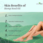 Mayan’s Secret 4fl oz Hemp Seed Oil Organic USDA Certified Glass Bottle with Drpper for Skin Care Hair Care Body Massage