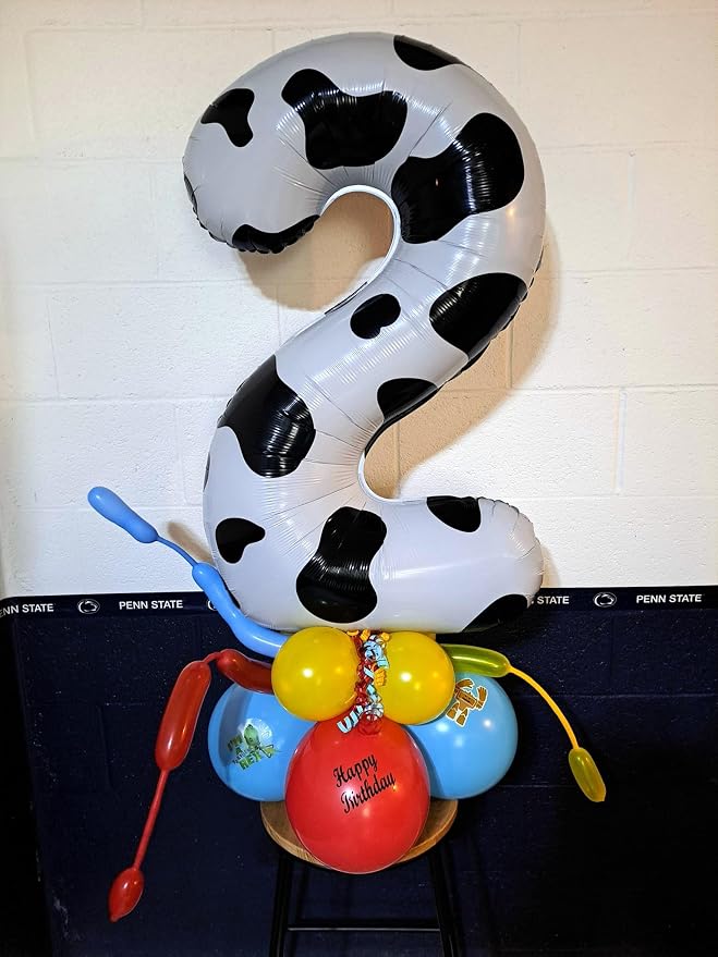 Cow Print 5 Balloon - Image 9