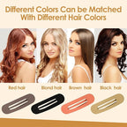 Small Flat Hair Clips for Women Lay Down Clips for Thin Hair Accessories 8pack