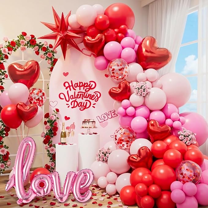 Valentines Day Balloon Garland Arch Kit - Image 2