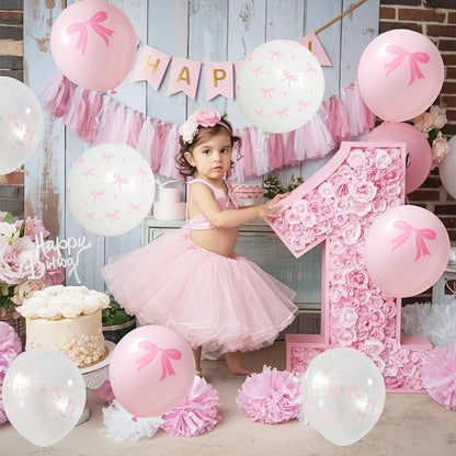 Pink Bow Balloons - Image 6
