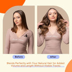 Full Shine Tape in Hair Extensions Human Hair Remy Hair 18 Inch Tape Extensions Color 2 Fading to 3 and 27 Caramel Blonde Balayage 50g Human Hair Extensions Tape Ins 20 PCS for Party