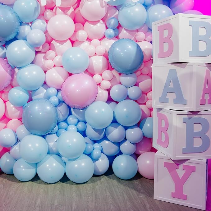 RUBFAC Pink Balloons Pastel Pink Balloon Arch Kit Different Sizes 129pcs | - Image 4