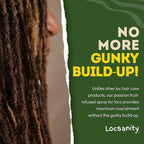 Locsanity Daily Moisturizing Spray for Dull, Dry Locs - Jumbo Size Passion Fruit Hair and Scalp Moisturizer for Dreadlocks, Sisterlocks, Microlocks, Braids to Control Oil and Frizz Passionfruit