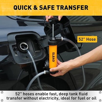 Gas Siphon Pump for Gasoline, Hand Siphon Pump, Gas Siphon Tool - Image 7