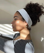 DRESHOW 8 Pack Sports Headbands for Women Non-Slip Stretchy Fashion HairBand Curly Hair Headband Soft Hair Accessories for Daily Wear Workout Yoga Running