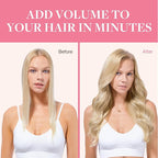 GOO GOO Clip in Hair Extensions Real Human Hair, Remy Human Hair Extensions Clip ins for Women, Natural Human Hair, 24inch 150g 9Pcs, #18D/22F Dirty Blonde Highlights