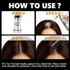 Root Touch Up Hair Color Spray–4oz, Sweat-Resistant & Natural, Instant Gray Hair Cover Up, Temporary Root Concealer Hair Filler Dye Spray for Hairline, Scalp&Thinning– Dark Brown – Women & Men