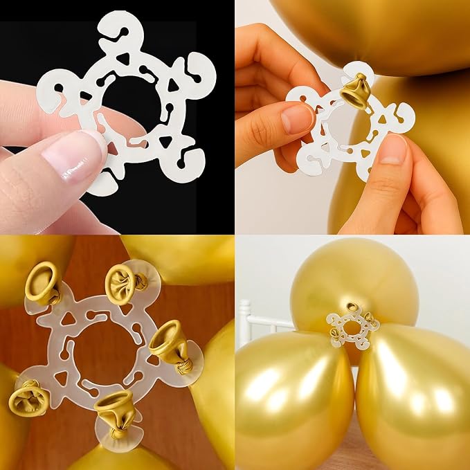 Efavormart 100-Piece Flower Balloon Clip Connectors - Image 6