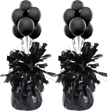 2 Pcs Balloon Weights Black Metallic Anchor Balloon Holder by Unknown